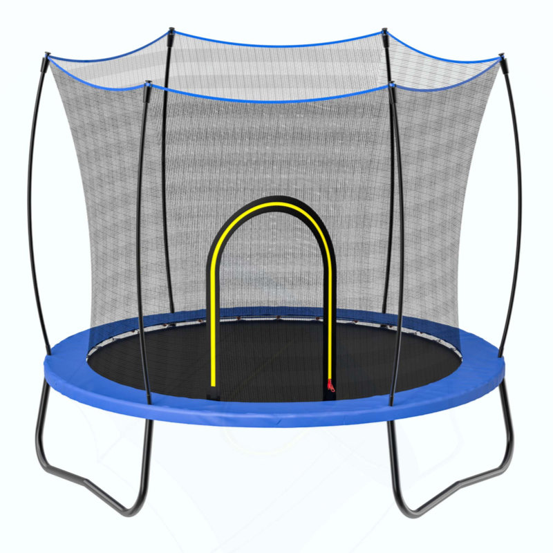 Ressort de trampoline rond, Bleu