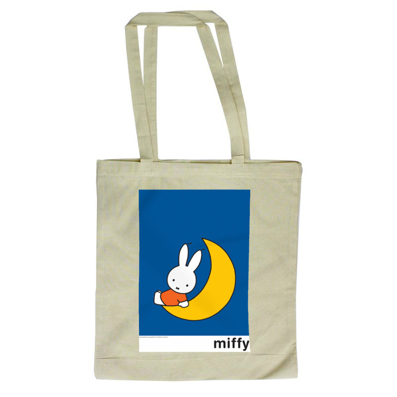 Miffy Sitting on The Moon Tote Bag