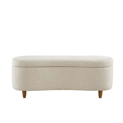 Chase Boucle Ottoman with Soft Close Hinges