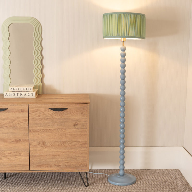 Grenada 145cm Traditional Floor Lamp, Yes, Blue, Green