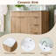 36" Freestanding Bathroom Vanity With Ceramic Sink-1953920461