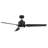 Ameeyah 52" 3 - Blade LED Standard Ceiling Fan in Matte Black with Remote Control and Light Kit Included-548249356