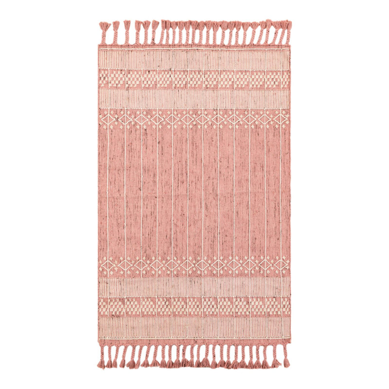 Cosmina Striped Indoor / Outdoor Rug, Rectangle 5'1" x 8'