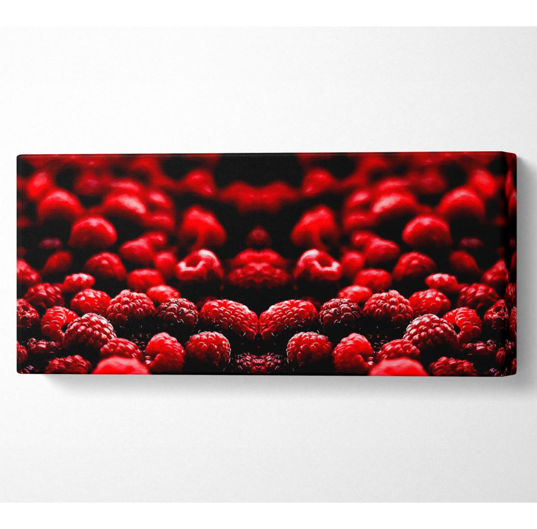 Himbeer-Galour - Kunstdrucke auf Leinwand - Wrapped Canvas