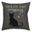  Housse et insert de coussin carré Black Cat Crossing-814428698