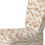 Chaise d'appoint abstraite rembourrée - Boho vagues neutre neutre beige-2108981688