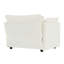 Comfy Living Room - Fauteuil en chenille simple avec taie d'oreiller pour le stress