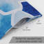 Cantonnière bleue l 52 po aquarelle bleue (ensemble de 2)