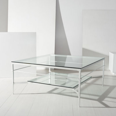 Genevieve Glass Top Single Coffee Table