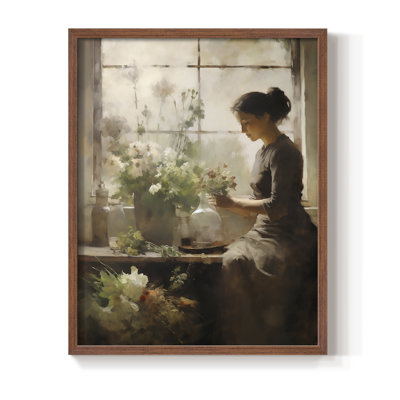 Reproduction encadrée WOMEN Series CDXI - bois massif
