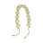 Modern Glass Beads with Woven Jute Cord - Handcrafted Single Decorative Accent with Contemporary Style and Natural Texture for Versatile Display in Any Room or Shelf Decor-107104940