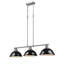 Luminaire suspendu en forme de dôme à 3 lumières pour îlot de cuisine Drakeford-626184620-626184614