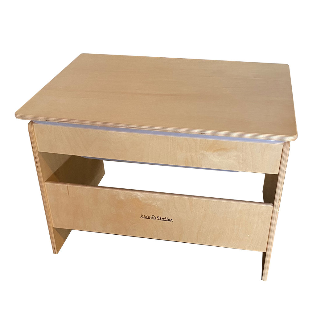 Solid Wood Sand & Water Table Kids' Station