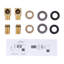 2-Pack Installation Kit For Commercial Wall-Mounted Faucets, Featuring 1/2-Inch Npt Connections