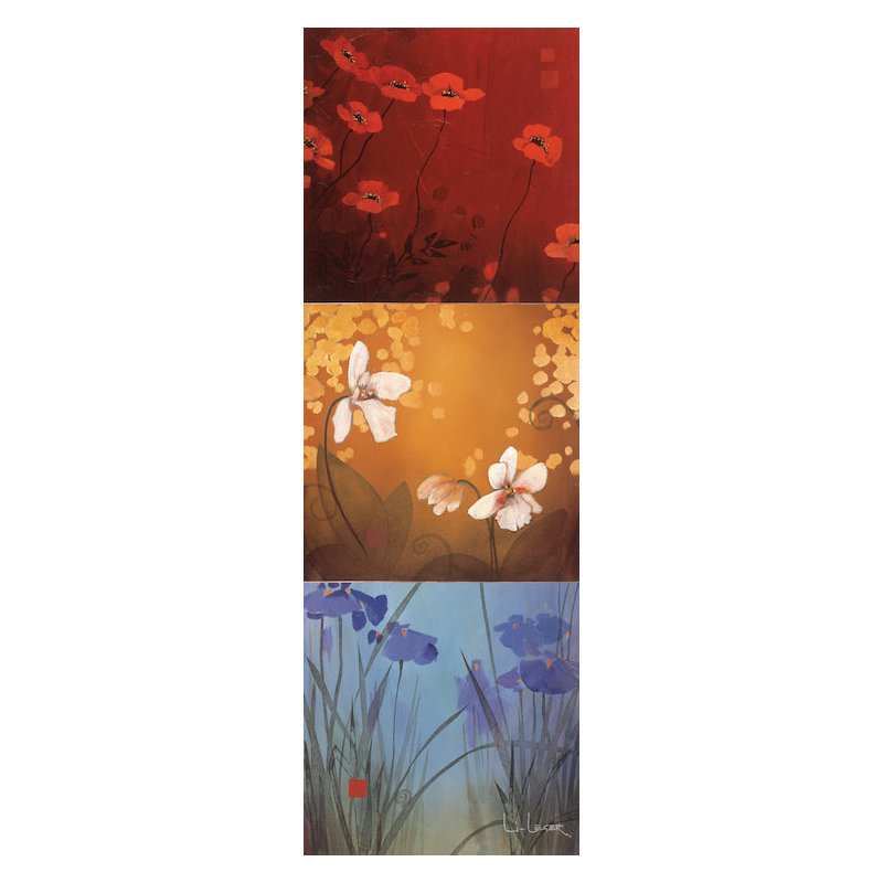 « aura », reproduction d’art sur toile, H 48 po x l 16 po x P 1,5 po