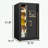Steel Safe with Security Lock, Smart Alert System and Removable Shelf