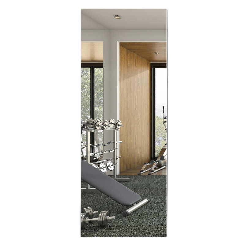 Glassless Large Mirror Shatterproof Unbreakable Wall Mirror for Gym, Dance Studio, Home Workout Room – 0.04mm Nano Film