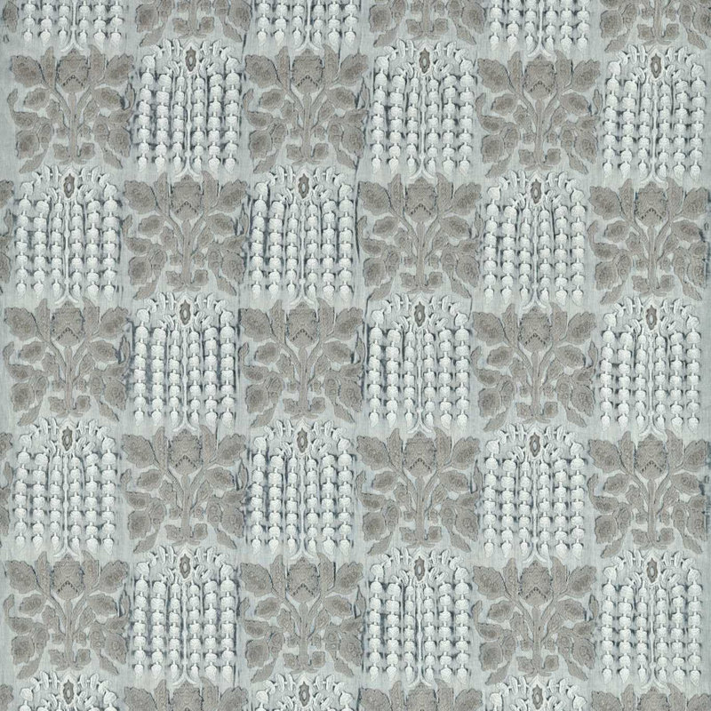 Nirvani Embroidery Fabric, Faded Amethyst