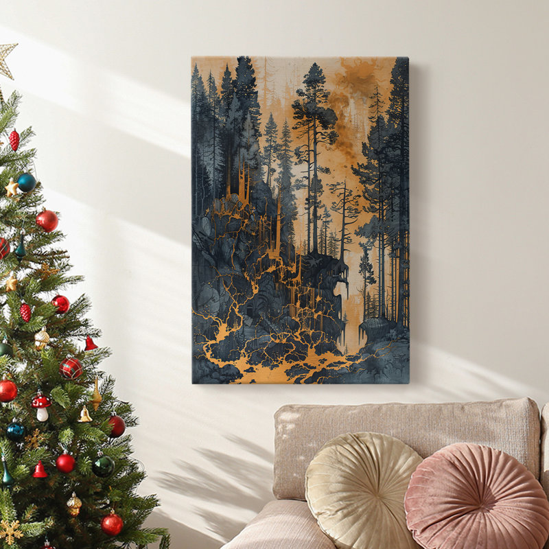 Art des Fêtes de Noël - Toile tendue avec châssis DCXLI, H 18 po x l 12 po