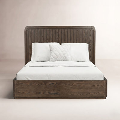 Greer Storage Oak Bed