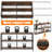 Industrial Farmhouse Bookshelf, 55" Wide 3-Tier Storage Shelf With Metal Frame, 270 Lbs Capacity Per Shelf, For Living Room, Office & Bedroom