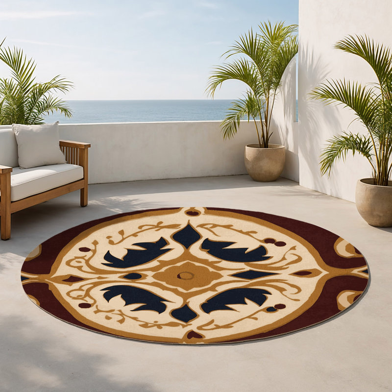 Tapis intérieur et extérieur Royal Canopy, Rond 5 pi