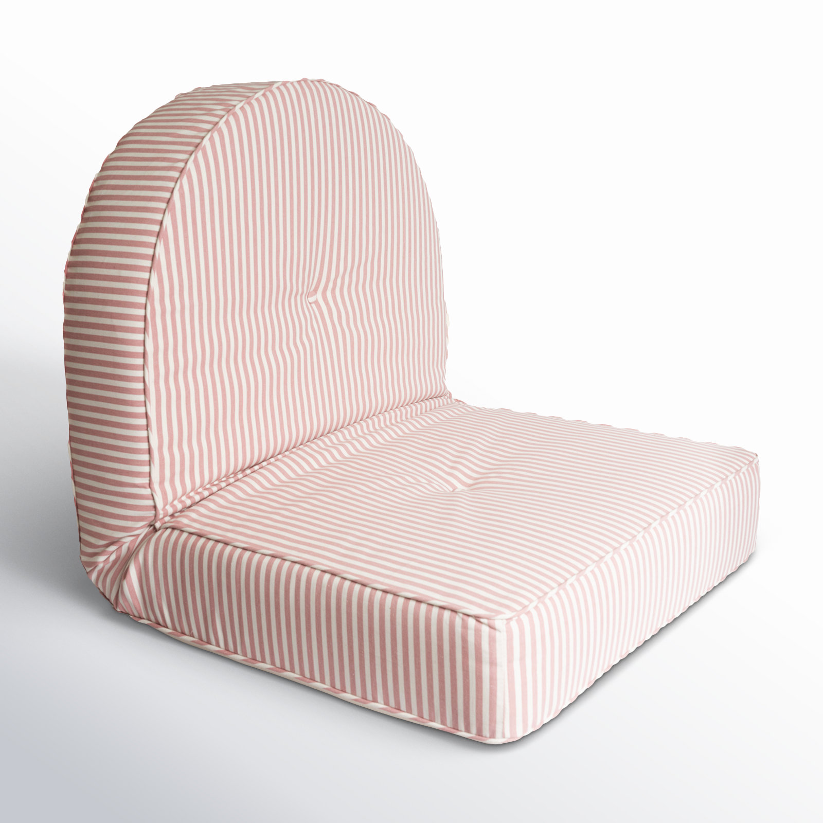 Laurens Reclining Pillow Lounger, Pink