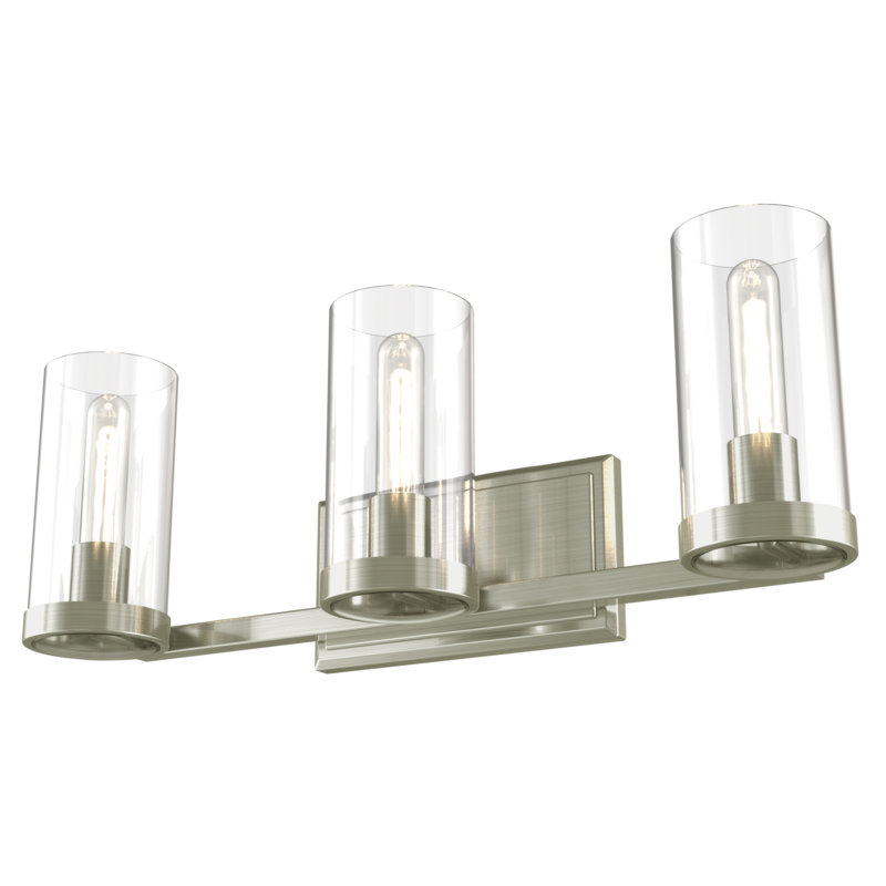 Éclairage pour meuble-lavabo 3 lumières Irsay, Nickel