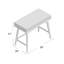 Bureau d'écriture Elegant Dannay - Bureau moderne compact avec tiroir, pieds évasés, rangement coulissant à fermeture en douceur-2026105701