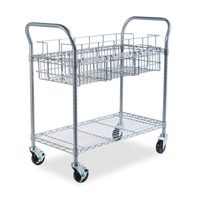 Wire File Cart