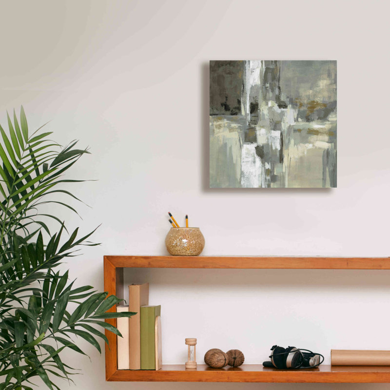 «Neutral Water» par Silvia Vassileva, art mural sur toile, H 12 po x l 12 po x P 0,75 po