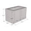 Borneo 31.9" 04 Bathroom Black Vanity-924883585