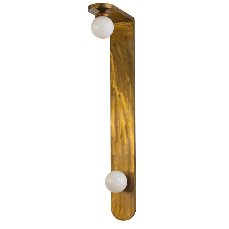 2 - Light Flush Mounted Sconce