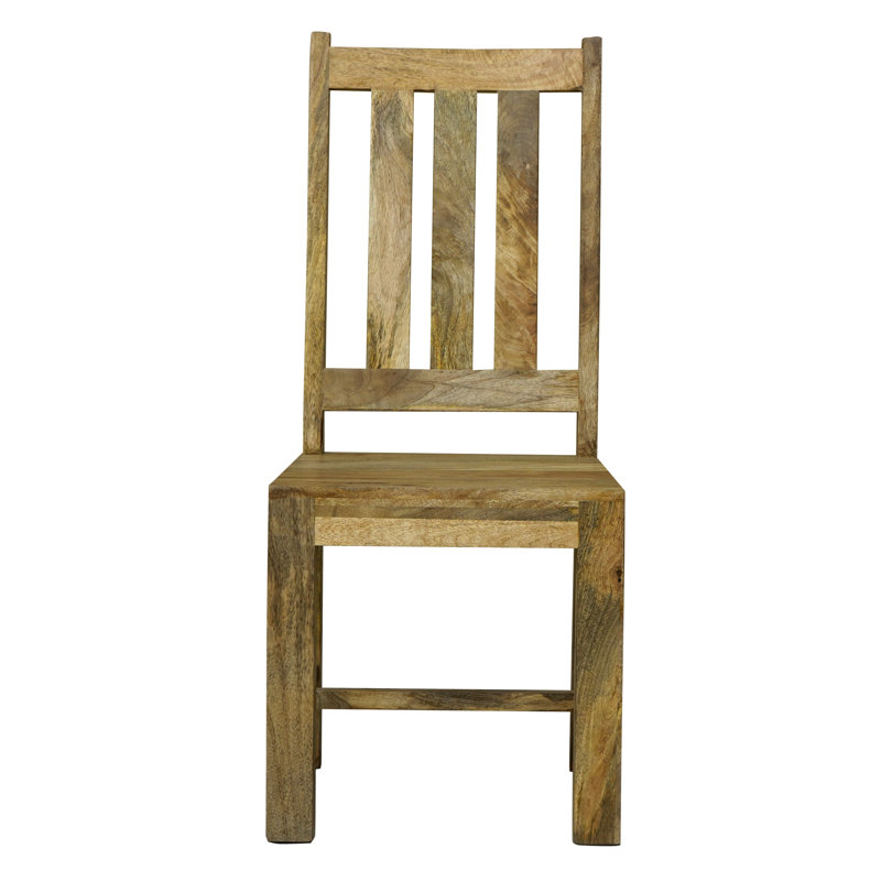 Quinton Solid Wood Dining Chair, Light Mango