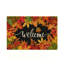 Tapis orange à motif de feuilles d'érable d'automne 47 po x 31 po Fall