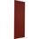 True Fit PVC Single Panel Chevron Modern Style Fixed Mount Shutters