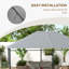 Barnie Dakota Fields Polyester Replacement Canopy for Gazebo-1111050422