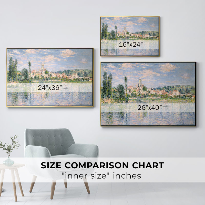 «Vintage Landscape - Cxxv» sur toile, H 27 po x l 41 po, Or
