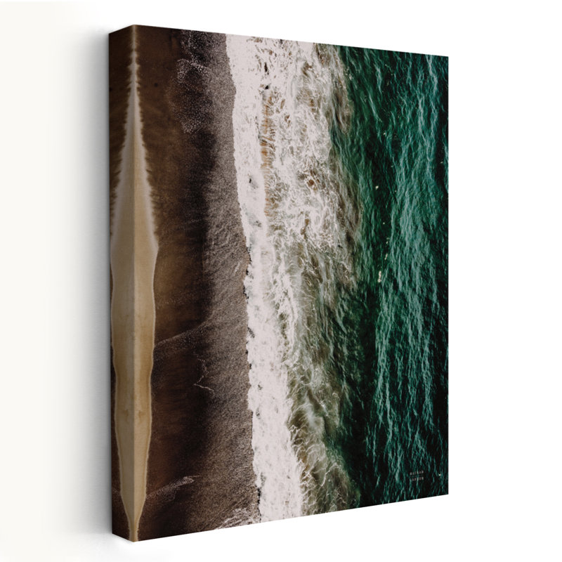 Mouvement contemporain Giant II - plage blanche et brun, H 24 po x l 16 po