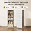 Commode verticale 5 tiroirs Ojaswi-906908906