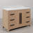 Graelyn 48 In. Single Rectangle Sink Bathroom Vanity With Engineered Carrara White Marble In Weathered Oak-1997702086-1997702084