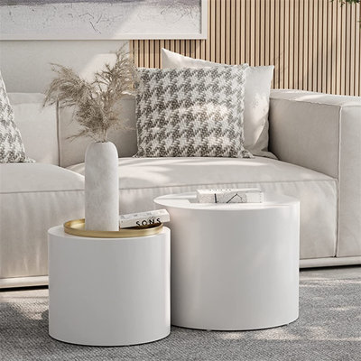 2 tables gigognes avec rangement Kingzton