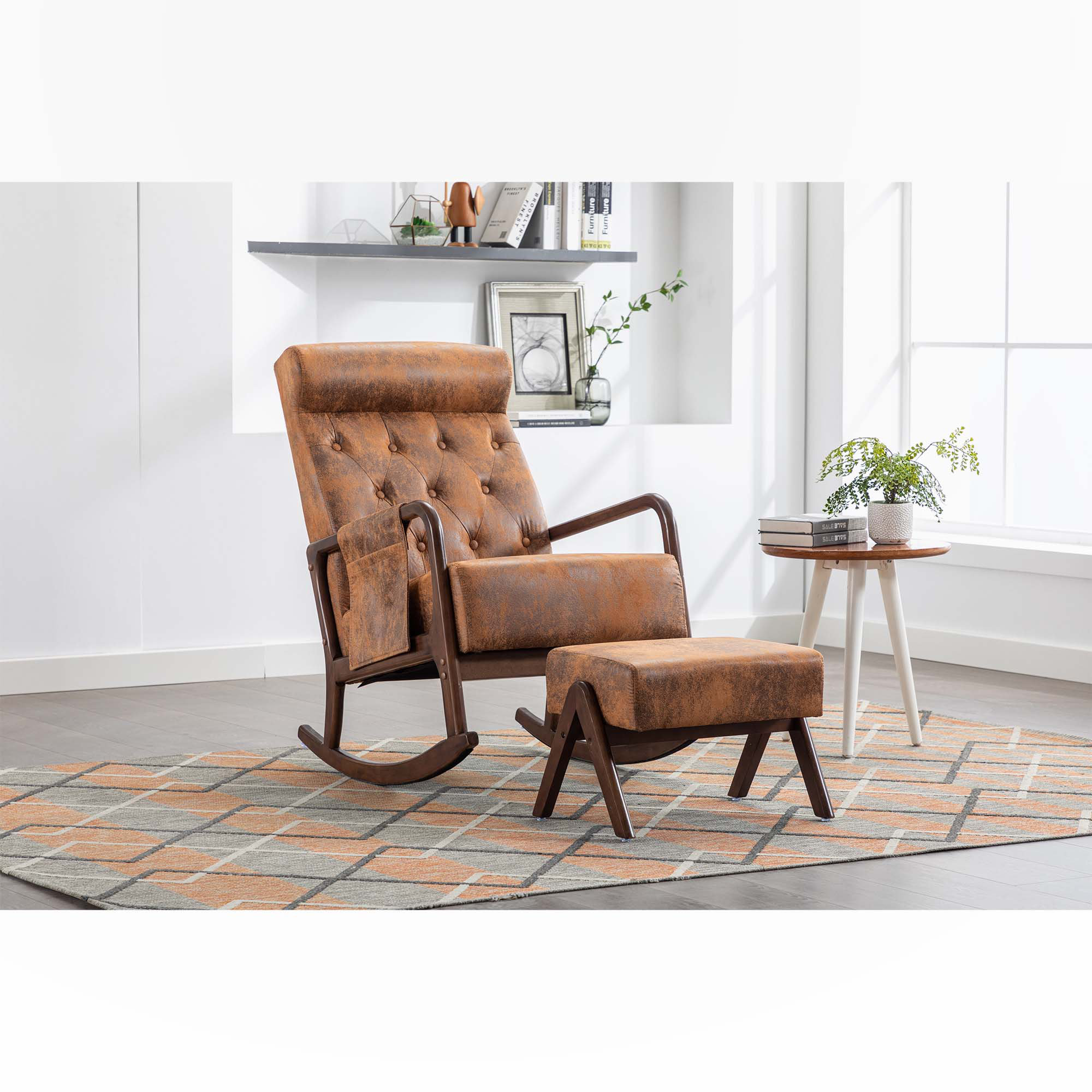 George Oliver Earon Rocking Chair | Wayfair