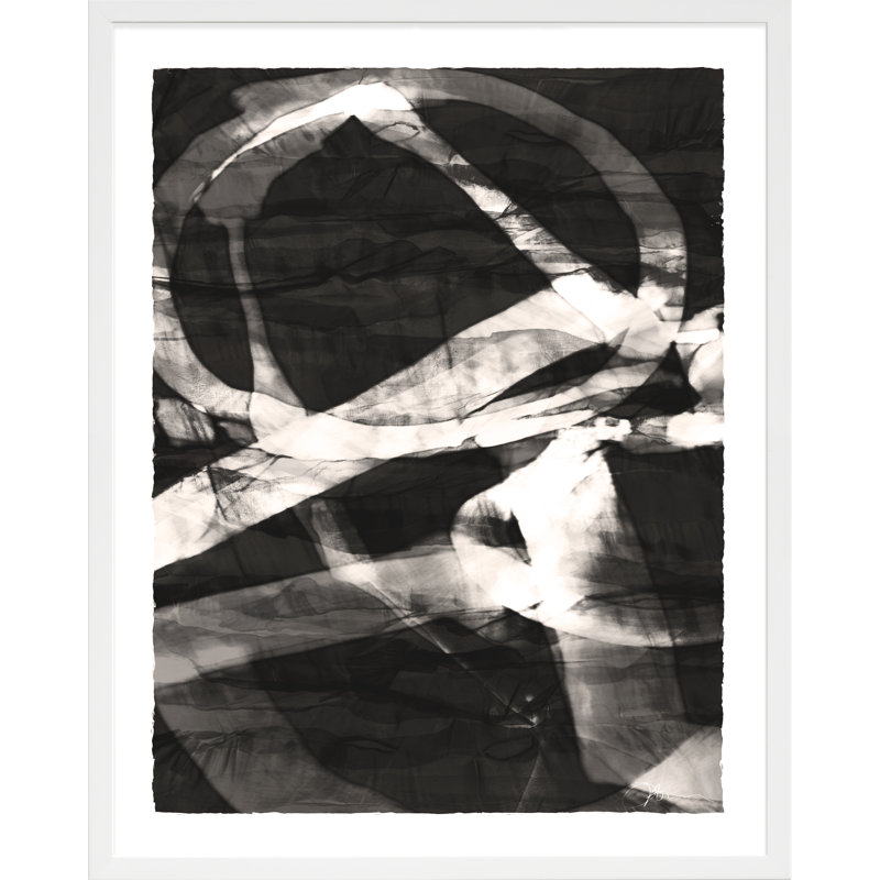 Convergence 2 par Jacques Pilon - reproduction de photo encadrée sur papier, Blanc, H 38 po x l 30 po x P 1,25 po