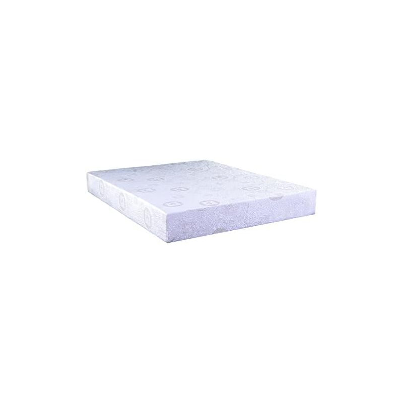 Collection Herbal Fusion, matelas en mousse viscoélastique infusée de thé vert, blanc., 8", Grand lit