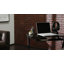 Bryanna Glass Top Metal Base Computer Desk-22494030