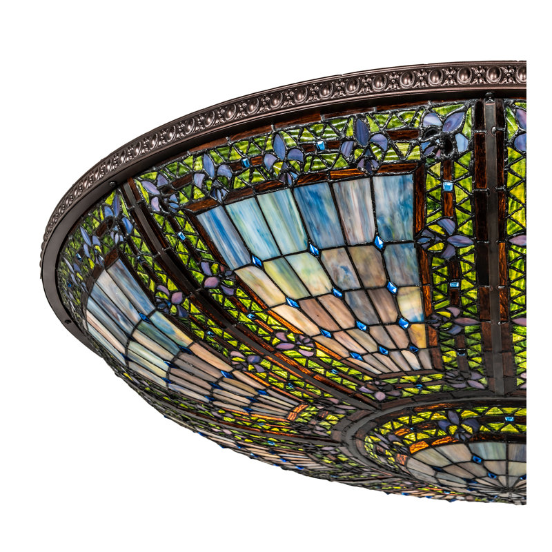 Fleur-de-lis 6 - Light Semi Flush Mount