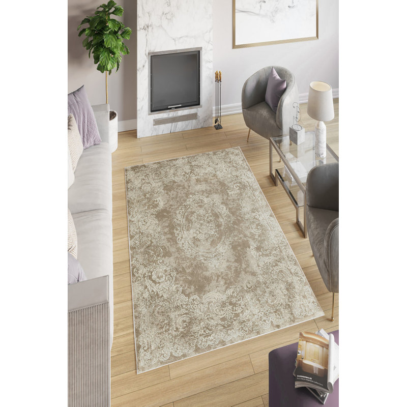 High-Quality Hall Carpet, 3.3 x 6.6 Feet, Brown | 100% Polyester, 650 GSM | Antibacterial, Eco-Friendly, Non-Slip PVC Dot Underside | Machine Washable, 0.2 in Pile Height | Perfect for Home Entryway & Living Areas