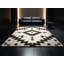 Tapis beige moelleux moelleux à motif géométrique rustique Eichhorn-1194367789