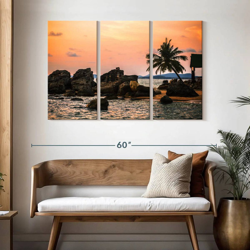 Phu Quoc Gillard, coucher de soleil, H 32 po x l 50 po